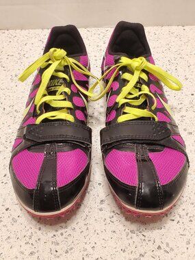 Women Sz 6.5 Multicolor Nike Zoom Rival S Track & Field Shoe 456811-530 preowned